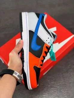 Nike SB Dunk NBA X Nike Dunk Low EMB “Knicks” Black/Racer Blue-Grey Fog-Orange For Sale -Cheap Jordan Shop NBA x Nike Dunk Low EMB Knicks Black Racer Blue Grey Fog Orange For Sale 1