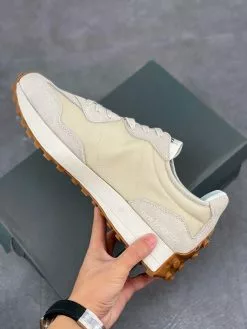 New Balance 327 Timberwolf/Green For Sale -Cheap Jordan Shop New Balance 327 Timberwolf Green For Sale 2