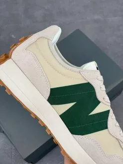 New Balance 327 Timberwolf/Green For Sale -Cheap Jordan Shop New Balance 327 Timberwolf Green For Sale 3