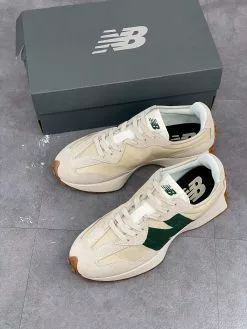 New Balance 327 Timberwolf/Green For Sale -Cheap Jordan Shop New Balance 327 Timberwolf Green For Sale 6