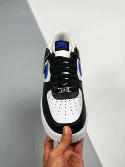Nike Air Force 1 Black/Game Royal/White/Metallic Silver For Sale 15 Nike Air Force 1 Black/Game Royal/White/Metallic Silver For Sale -Cheap Jordan Shop Nike Air Force 1 Black Game Royal White Metallic Silver For Sale 5