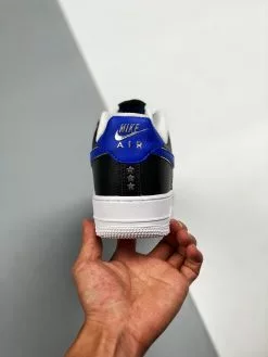 Nike Air Force 1 Black/Game Royal/White/Metallic Silver For Sale 16 Nike Air Force 1 Black/Game Royal/White/Metallic Silver For Sale -Cheap Jordan Shop Nike Air Force 1 Black Game Royal White Metallic Silver For Sale 6