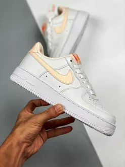 Nike Air Force 1 GS ‘White Hyper Crimson’ For Sale -Cheap Jordan Shop Nike Air Force 1 GS White Hyper Crimson For Sale 2
