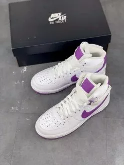 Nike Air Force 1 High ‘White Dark Orchid’ For Sale 12 Nike Air Force 1 High ‘White Dark Orchid’ For Sale -Cheap Jordan Shop Nike Air Force 1 High White Dark Orchid For Sale 2
