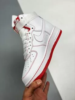 Nike Air Force 1 High White/Red CV1753-100 For Sale -Cheap Jordan Shop Nike Air Force 1 High White Red CV1753 100 For Sale 4