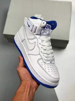 Nike Air Force 1 High White/Royal Blue CV1753-101 For Sale