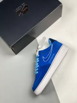Nike Air Force 1 Low “First Use” University Blue/White For Sale -Cheap Jordan Shop Nike Air Force 1 Low First Use University Blue White For Sale 2 1