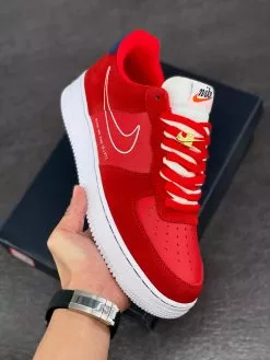 Nike Air Force 1 Low “First Use” University Red/White-Blue For Sale