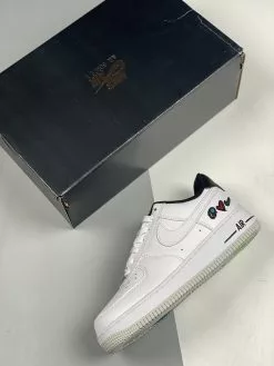 Nike Air Force 1 Low “Peace, Love, Swoosh” White University Red For Sale -Cheap Jordan Shop Nike Air Force 1 Low Peace Love Swoosh White University Red For Sale 3 1