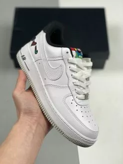 Nike Air Force 1 Low “Peace, Love, Swoosh” White University Red For Sale
