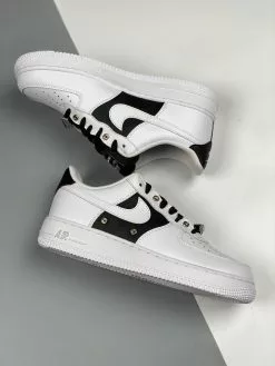 Nike Air Force 1 Low Snap Button Bling Black White For Sale -Cheap Jordan Shop Nike Air Force 1 Low Snap Button Bling Black White For Sale 3 1