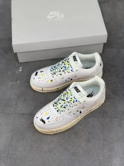 Nike Air Force 1 Low Splatter White CZ0339-100 For Sale -Cheap Jordan Shop Nike Air Force 1 Low Splatter White CZ0339 100 For Sale 2