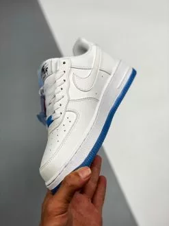 Nike Air Force 1 Low UV White/University Blue-Black-White For Sale -Cheap Jordan Shop Nike Air Force 1 Low UV White University Blue Black White For Sale 4