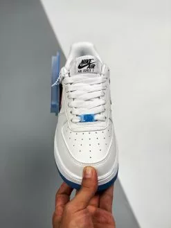 Nike Air Force 1 Low UV White/University Blue-Black-White For Sale -Cheap Jordan Shop Nike Air Force 1 Low UV White University Blue Black White For Sale 5
