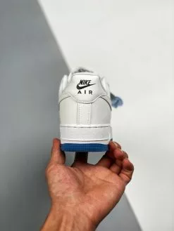 Nike Air Force 1 Low UV White/University Blue-Black-White For Sale -Cheap Jordan Shop Nike Air Force 1 Low UV White University Blue Black White For Sale 7