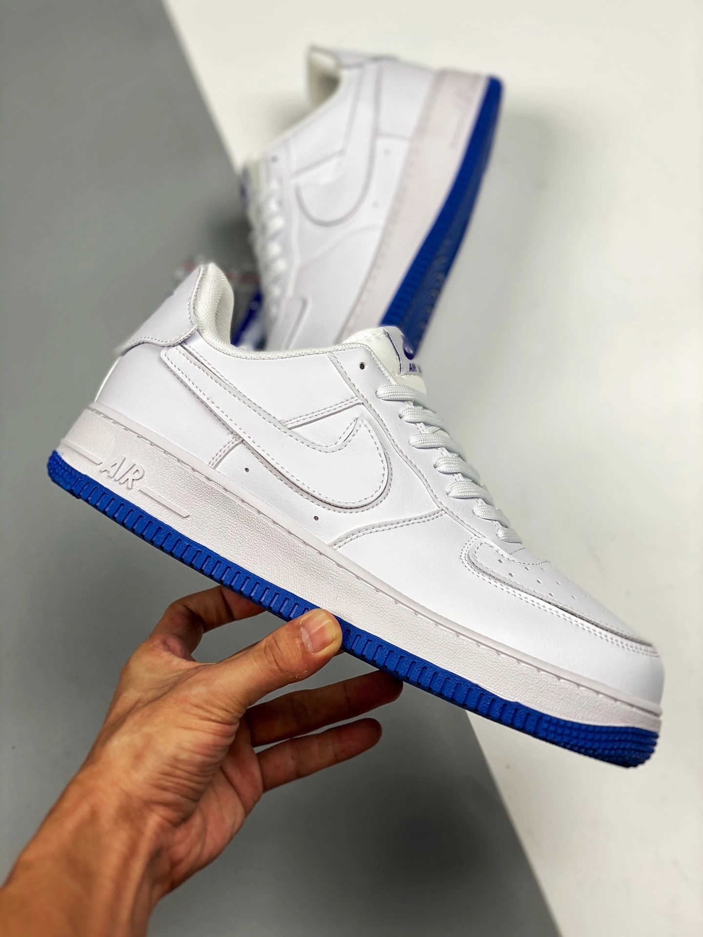 Nike Air Force 1 Low White/Royal Blue/White For Sale 4 Nike Air Force 1 Low White/Royal Blue/White For Sale - Image 2