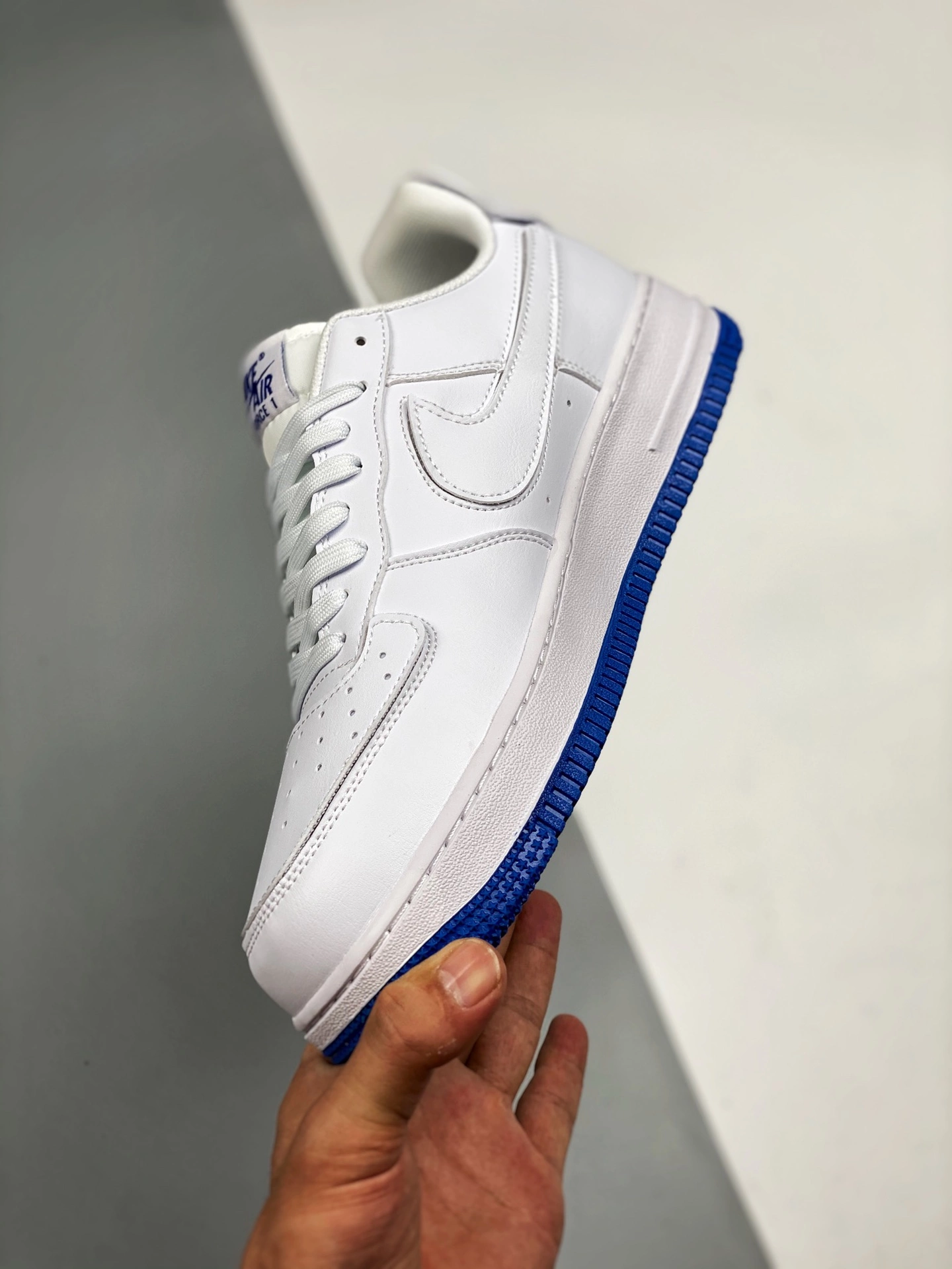 Nike Air Force 1 Low White/Royal Blue/White For Sale 7 Nike Air Force 1 Low White/Royal Blue/White For Sale - Image 5