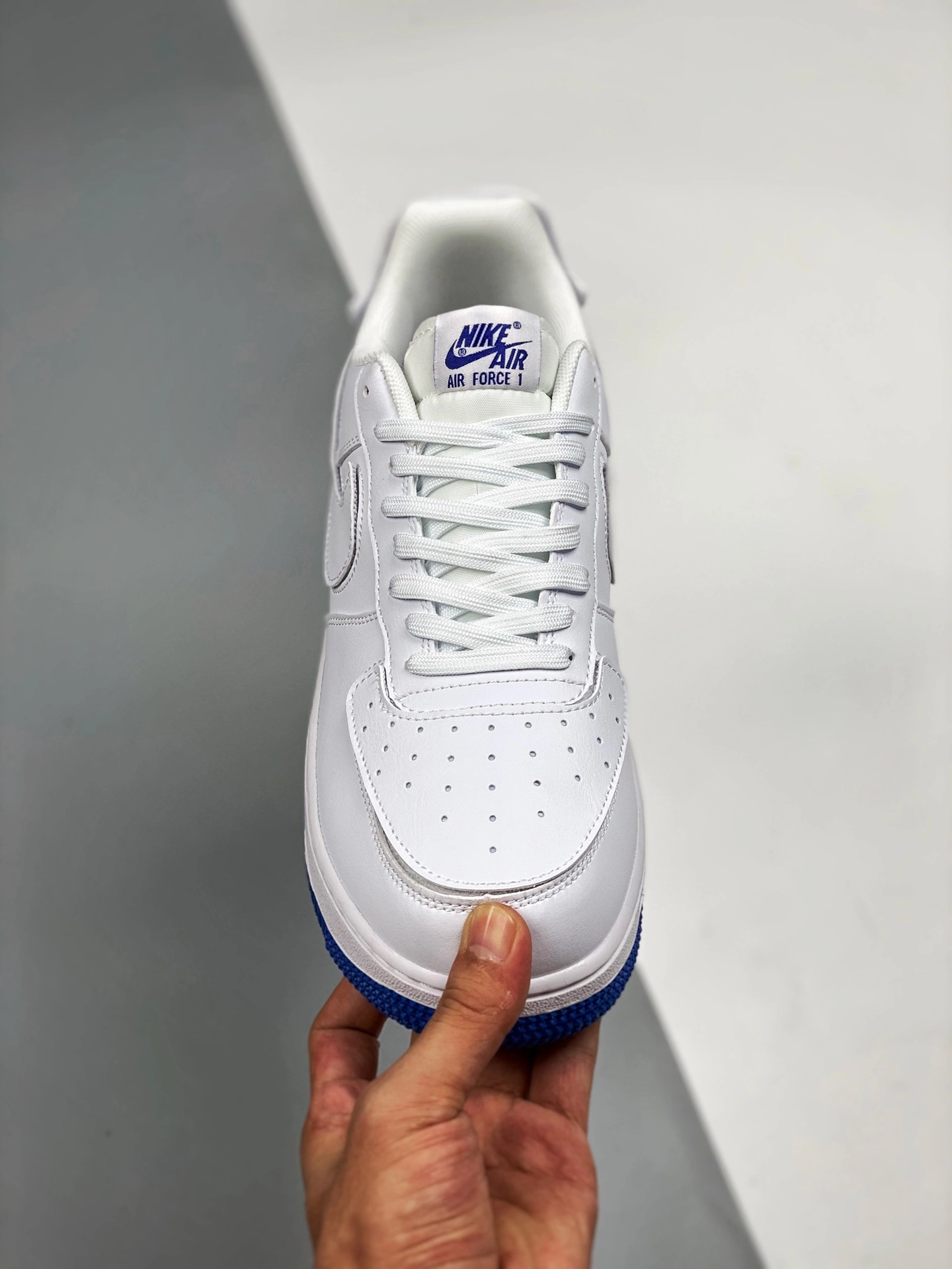 Nike Air Force 1 Low White/Royal Blue/White For Sale 8 Nike Air Force 1 Low White/Royal Blue/White For Sale - Image 6