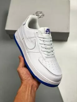 Nike Air Force 1 Low White/Royal Blue/White For Sale