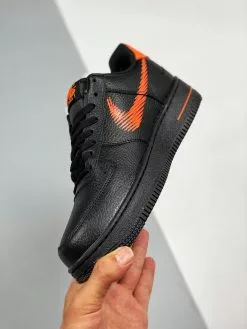 Nike Air Force 1 Low Zig Zag Black Orange DN4928-001 For Sale -Cheap Jordan Shop Nike Air Force 1 Low Zig Zag Black Orange DN4928 001 For Sale 4 1