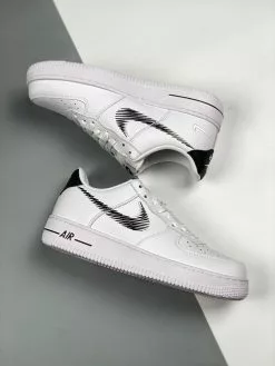 Nike Air Force 1 Low Zig Zag White Black DN4928-100 For Sale -Cheap Jordan Shop Nike Air Force 1 Low Zig Zag White Black DN4928 100 For Sale 3