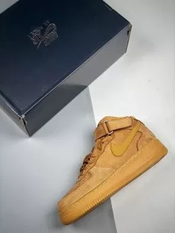 Nike Air Force 1 Mid “Wheat” Flax/Gum Light Brown-Outdoor Green For Sale -Cheap Jordan Shop Nike Air Force 1 Mid Wheat Flax Gum Light Brown Outdoor Green For Sale 2 1