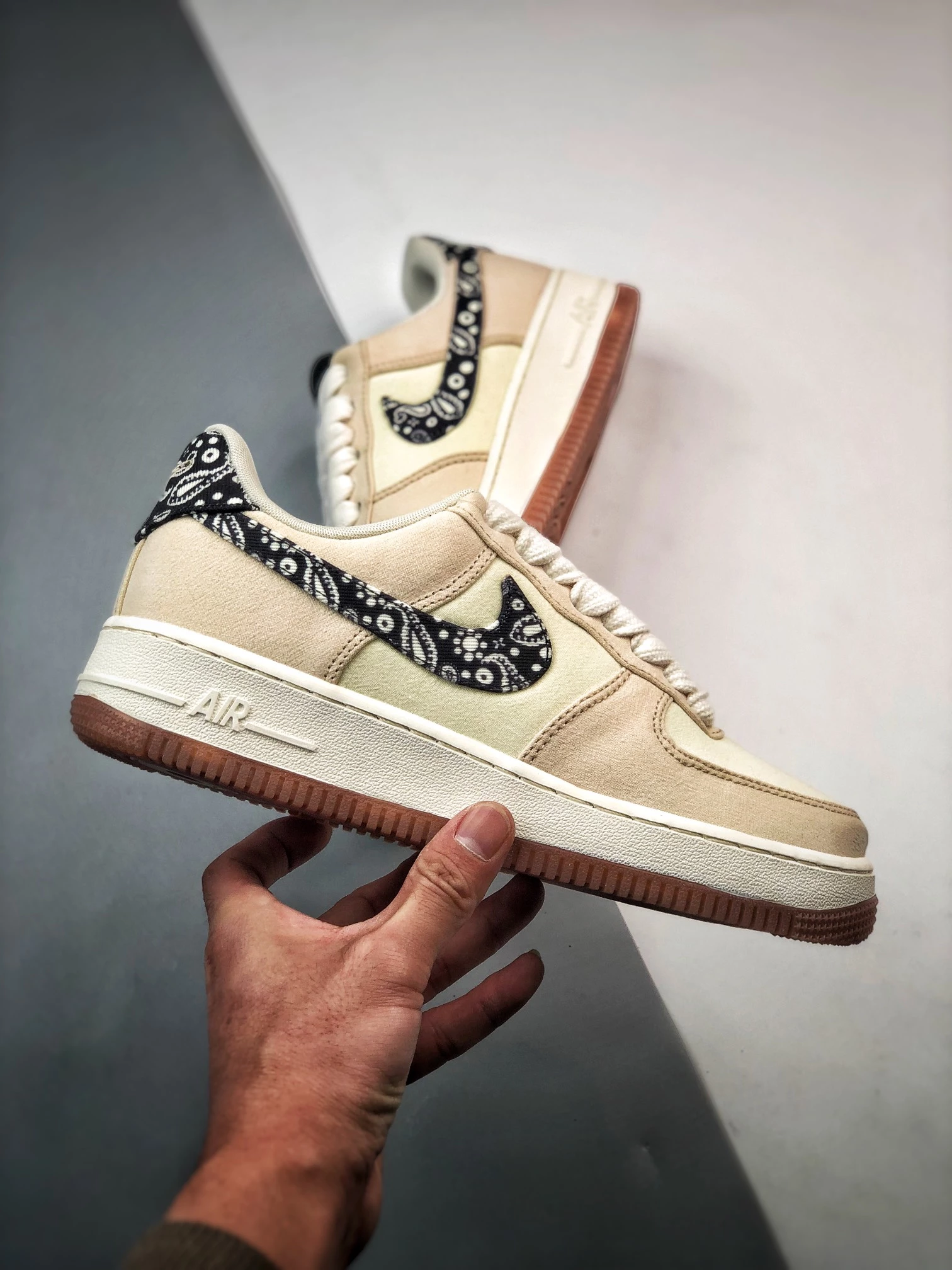 Nike Air Force 1 “Paisley Swoosh” DJ4631-200 For Sale 3 Nike Air Force 1 “Paisley Swoosh” DJ4631-200 For Sale - Image 2