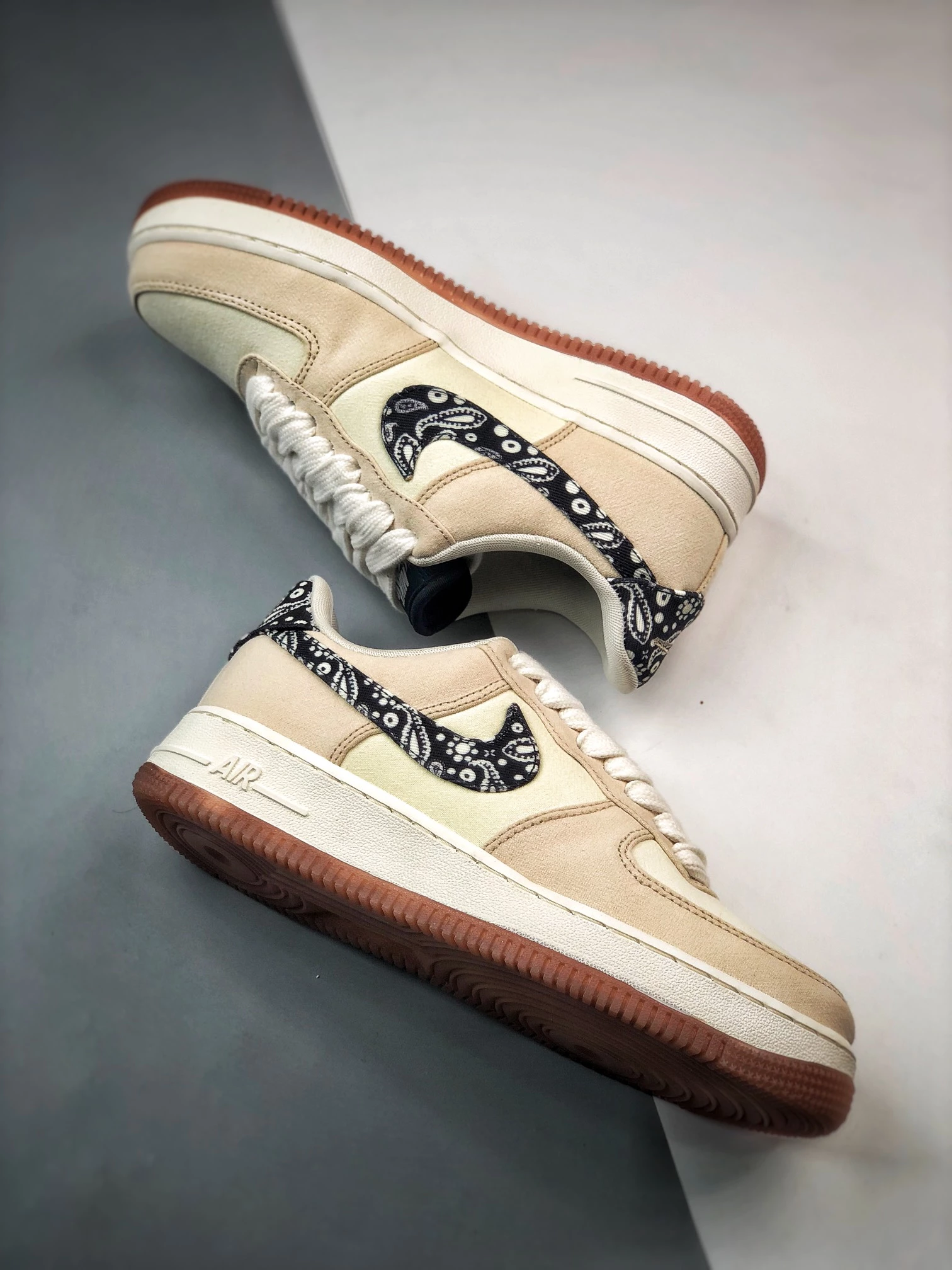 Nike Air Force 1 “Paisley Swoosh” DJ4631-200 For Sale 5 Nike Air Force 1 “Paisley Swoosh” DJ4631-200 For Sale - Image 4