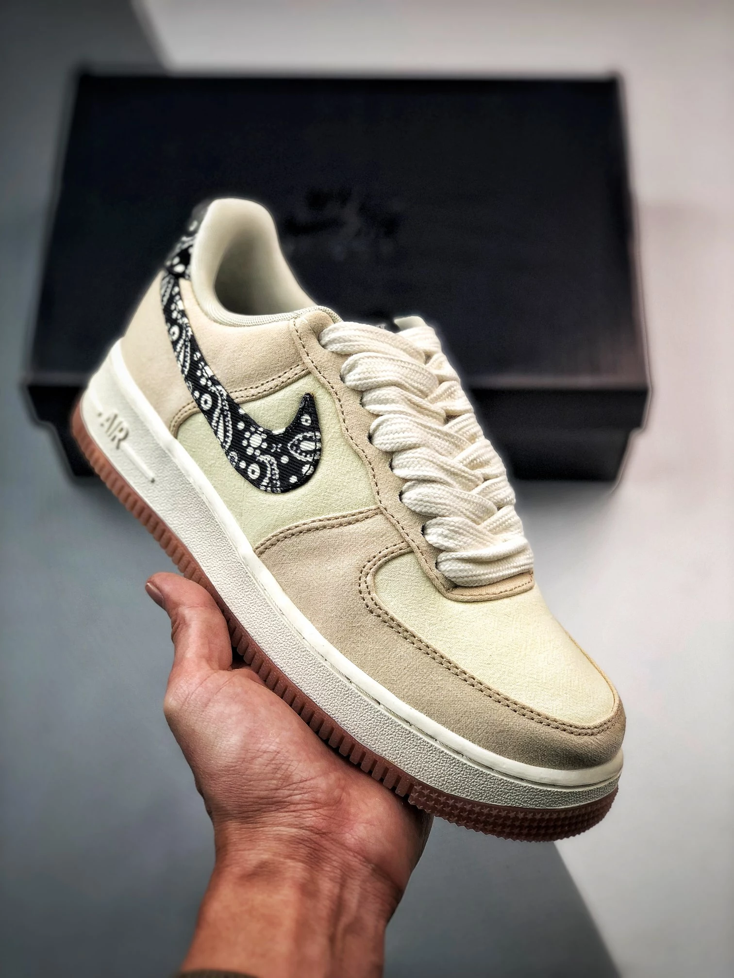 Nike Air Force 1 “Paisley Swoosh” DJ4631-200 For Sale 2 Nike Air Force 1 “Paisley Swoosh” DJ4631-200 For Sale