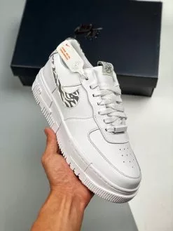 Nike Air Force 1 Pixel “Zebra” White/Particle Grey For Sale
