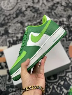 Nike Air Force 1 ’St. Patrick’s Day‘ Pine Green/Mean Green/White For Sale -Cheap Jordan Shop Nike Air Force 1 St Patricks Day Pine Green Mean Green White For Sale 4