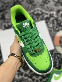 Nike Air Force 1 ’St. Patrick’s Day‘ Pine Green/Mean Green/White For Sale -Cheap Jordan Shop Nike Air Force 1 St Patricks Day Pine Green Mean Green White For Sale 5
