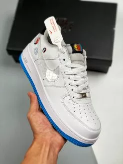 Nike Air Force 1 “Sticker” White/Wolf Grey/Black/Multi-Color For Sale