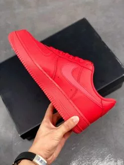 Nike Air Force 1 Low “Triple Red” CW6999-600 For Sale -Cheap Jordan Shop Nike Air Force 1 University Red Black CW6999 600 For Sale 2