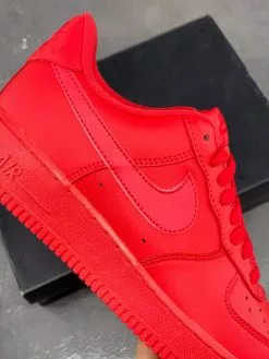 Nike Air Force 1 Low “Triple Red” CW6999-600 For Sale -Cheap Jordan Shop Nike Air Force 1 University Red Black CW6999 600 For Sale 4