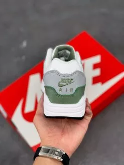 Nike Air Max 1 White/Spiral Sage-Wolf Grey-Black For Sale -Cheap Jordan Shop Nike Air Max 1 White Spiral Sage Wolf Grey Black For Sale 6