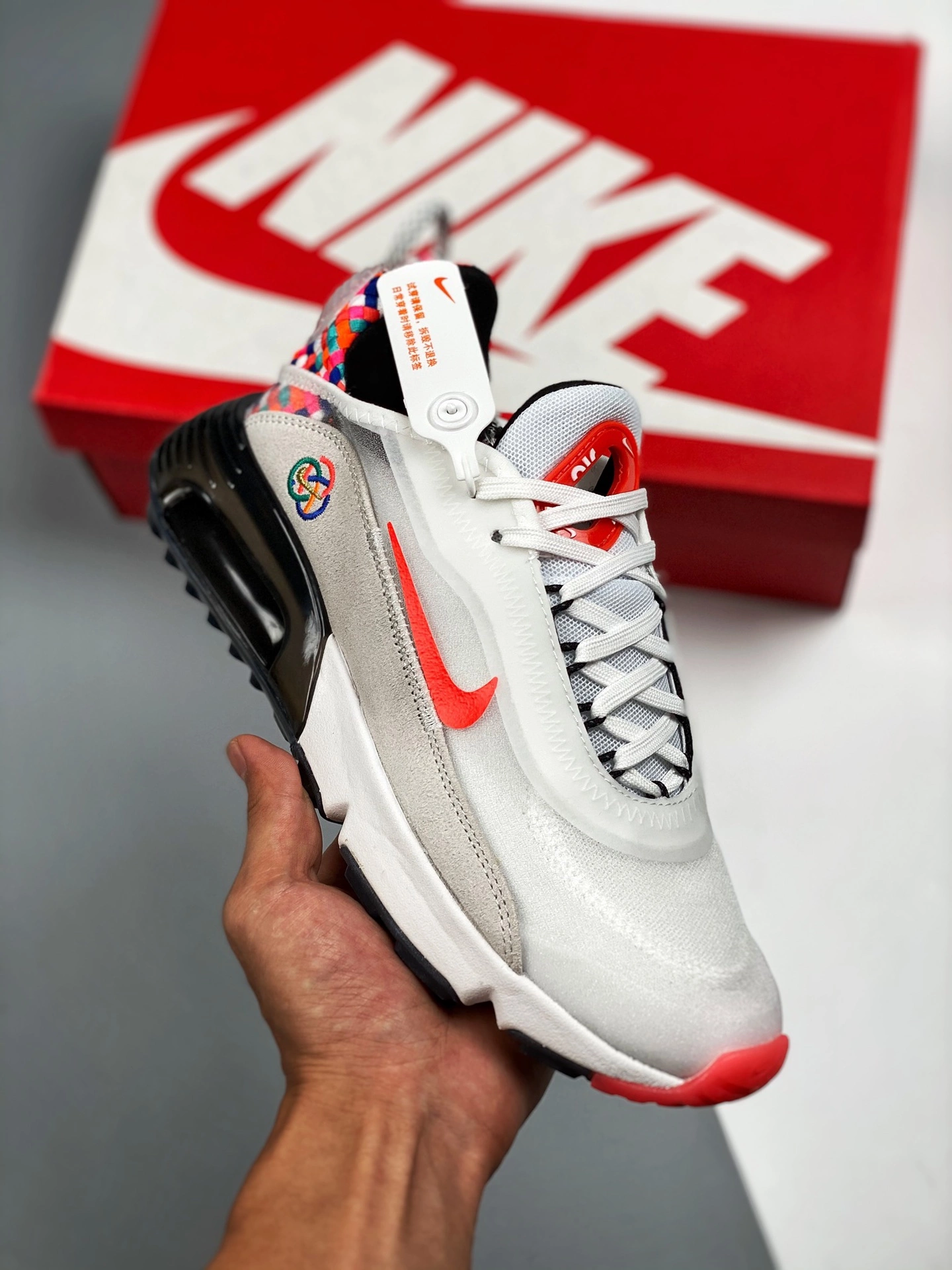 Nike Air Max 2090 ‘Spring Festival 2021’ White/Racer Blue/Red On Sale 3 Nike Air Max 2090 ‘Spring Festival 2021’ White/Racer Blue/Red On Sale