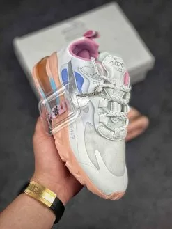 Cheap Jordan Shop 47 Nike Air Max 270 React Pink Washed Coral For Sale