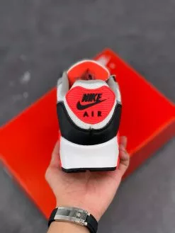 Nike Air Max 90 OG “Infrared” White/Black-Cool Grey-Radiant Red For Sale -Cheap Jordan Shop Nike Air Max 90 OG Infrared White Black Cool Grey Radiant Red For Sale 6