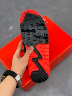 Nike Air Max 90 OG “Infrared” White/Black-Cool Grey-Radiant Red For Sale -Cheap Jordan Shop Nike Air Max 90 OG Infrared White Black Cool Grey Radiant Red For Sale 7