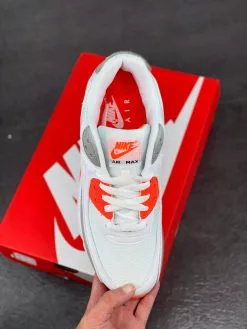 Nike Air Max 90 White/Hyper Orange-Light Smoke Grey For Sale 12 Nike Air Max 90 White/Hyper Orange-Light Smoke Grey For Sale -Cheap Jordan Shop Nike Air Max 90 White Hyper Orange Light Smoke Grey For Sale 2