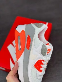 Nike Air Max 90 White/Hyper Orange-Light Smoke Grey For Sale 15 Nike Air Max 90 White/Hyper Orange-Light Smoke Grey For Sale -Cheap Jordan Shop Nike Air Max 90 White Hyper Orange Light Smoke Grey For Sale 5