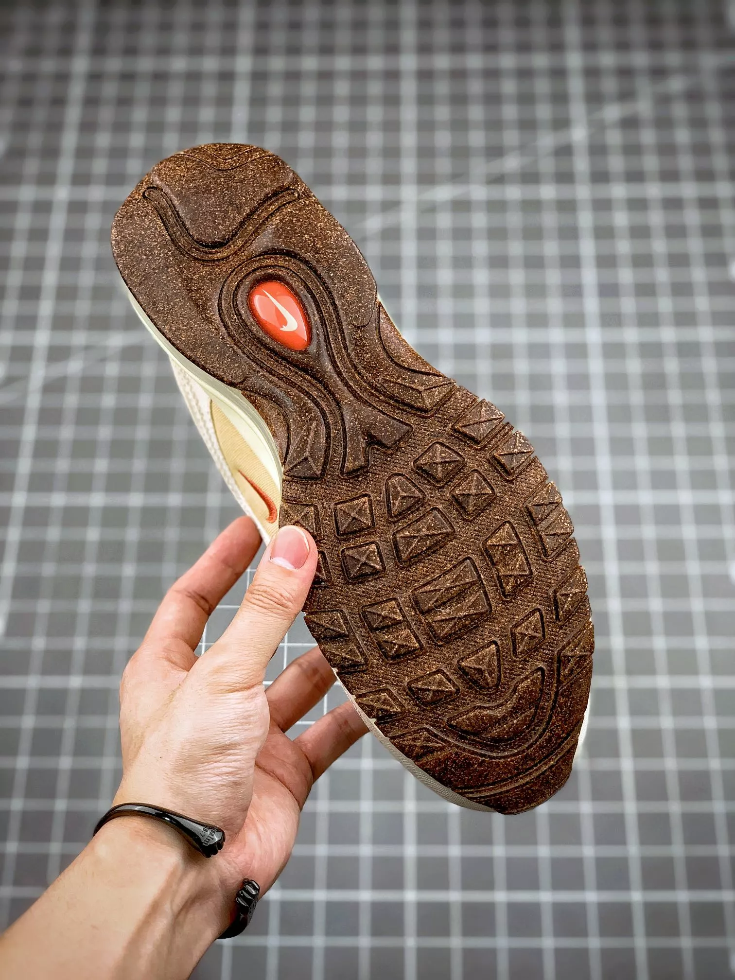 Nike Air Max 97 “Cork” Coconut Milk/Lite Sienna-Sesame For Sale 9 Nike Air Max 97 “Cork” Coconut Milk/Lite Sienna-Sesame For Sale - Image 7