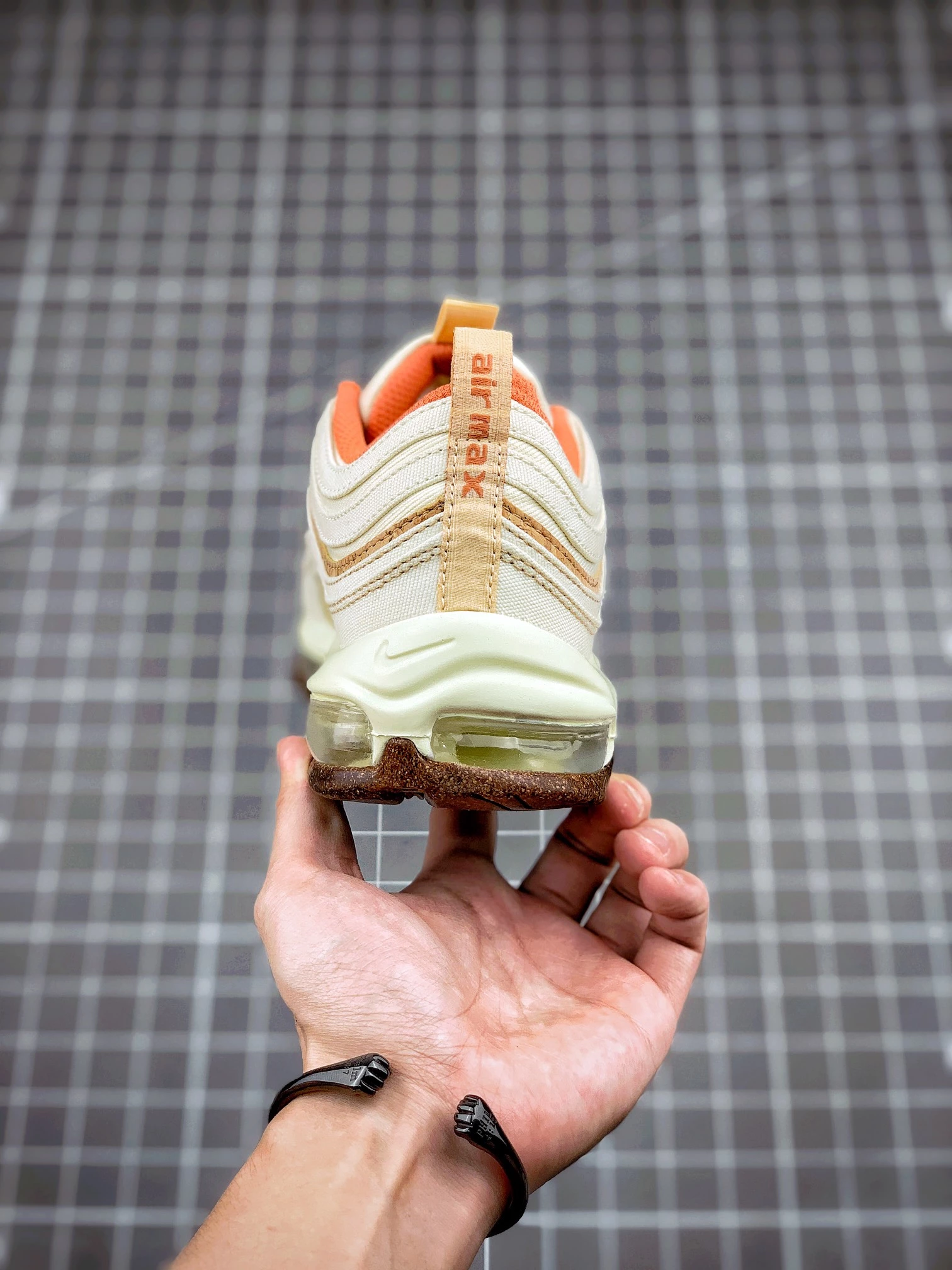 Nike Air Max 97 “Cork” Coconut Milk/Lite Sienna-Sesame For Sale 10 Nike Air Max 97 “Cork” Coconut Milk/Lite Sienna-Sesame For Sale - Image 8