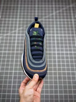 Nike Air Max 97 “Cork” Hasta/Obsidian/Thunder Blue/Bucktan/White/Wheat For Sale -Cheap Jordan Shop Nike Air Max 97 Cork Hasta Obsidian Thunder Blue Bucktan White Wheat 5 1