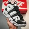 Nike Air More Uptempo Black White Silver For Sale