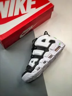 Nike Air More Uptempo Black White Silver For Sale -Cheap Jordan Shop Nike Air More Uptempo Black White Silver For Sale 2