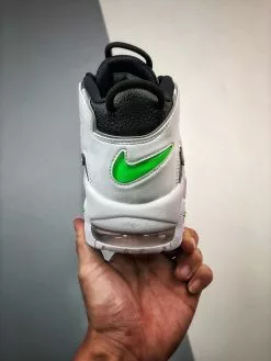 Nike Air More Uptempo Black White Silver For Sale -Cheap Jordan Shop Nike Air More Uptempo Black White Silver For Sale 7