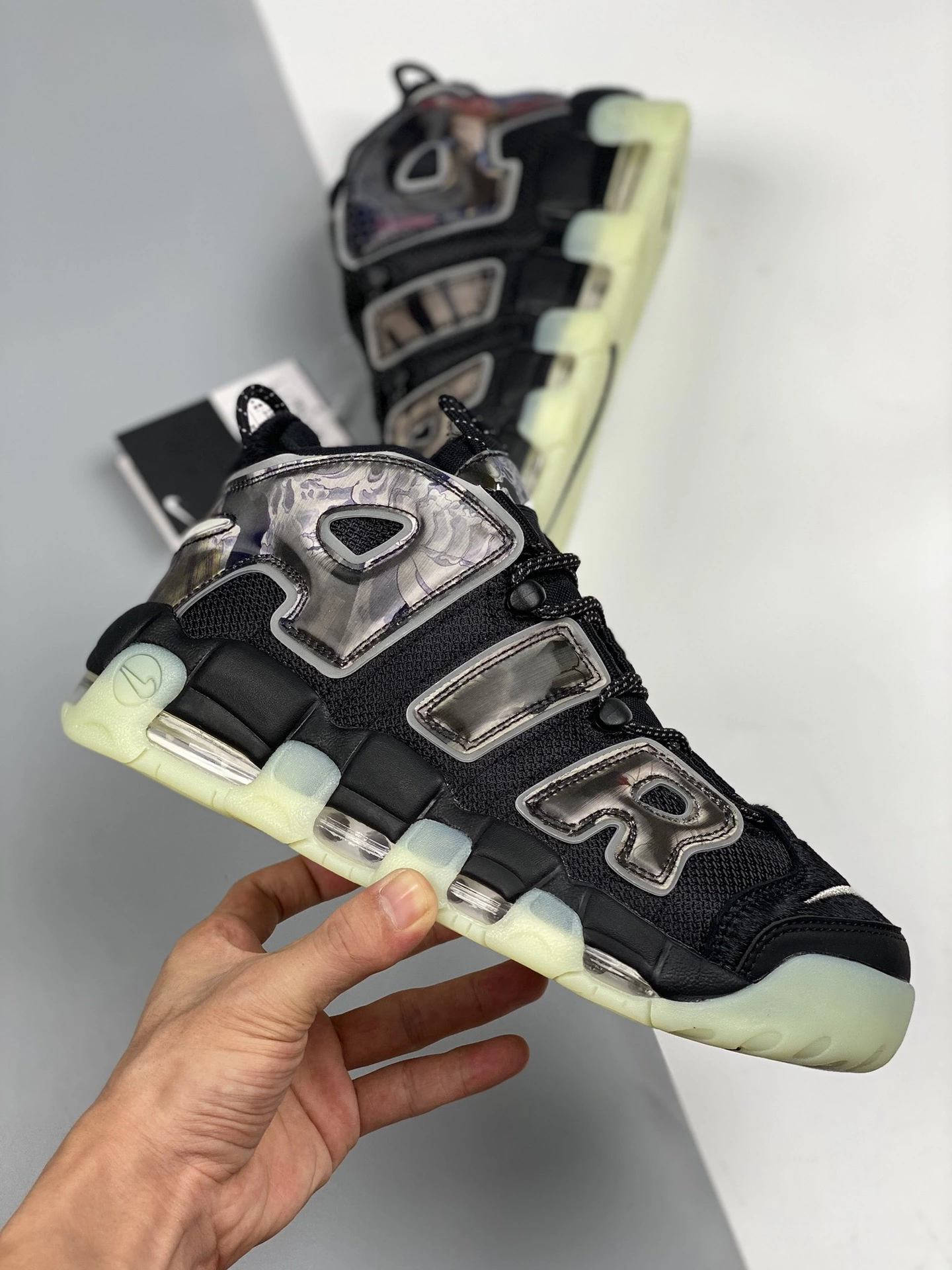Nike Air More Uptempo “Utagawa Kuniyoshi” DM6213-045 For Sale 3 Nike Air More Uptempo “Utagawa Kuniyoshi” DM6213-045 For Sale - Image 2