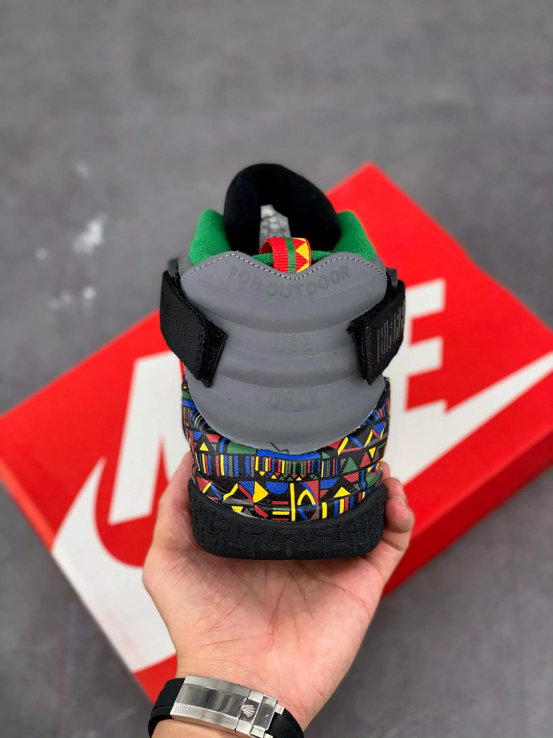 Nike Huarache Nike Air Raid “Urban Jungle Gym” Black/Dark Grey/Pine Green For Sale 10 Nike Huarache Nike Air Raid “Urban Jungle Gym” Black/Dark Grey/Pine Green For Sale - Image 8